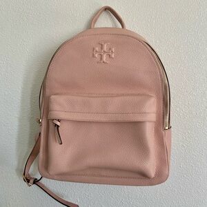 Tory Burch large backpack in soft pink